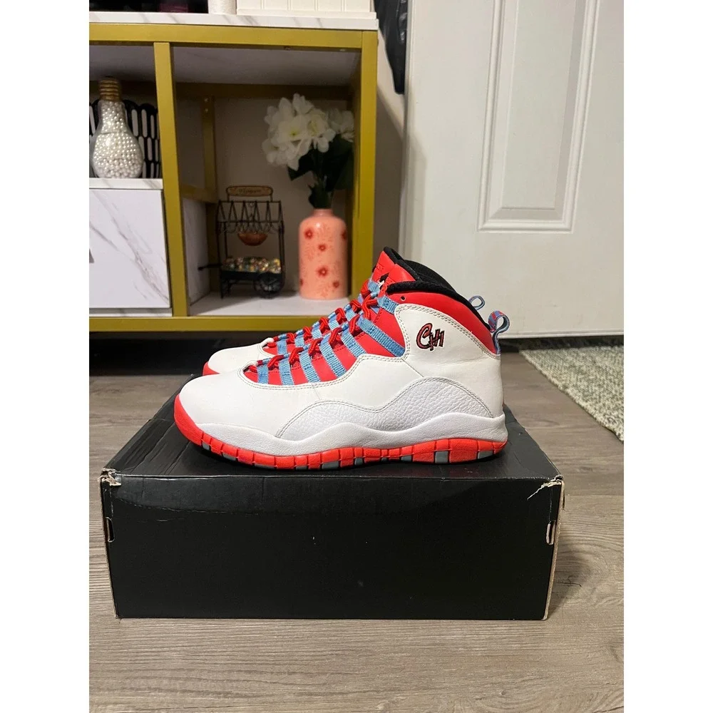 Air Jordan 10 Retro Men's City Pack Chicago 310805-114 Size 7